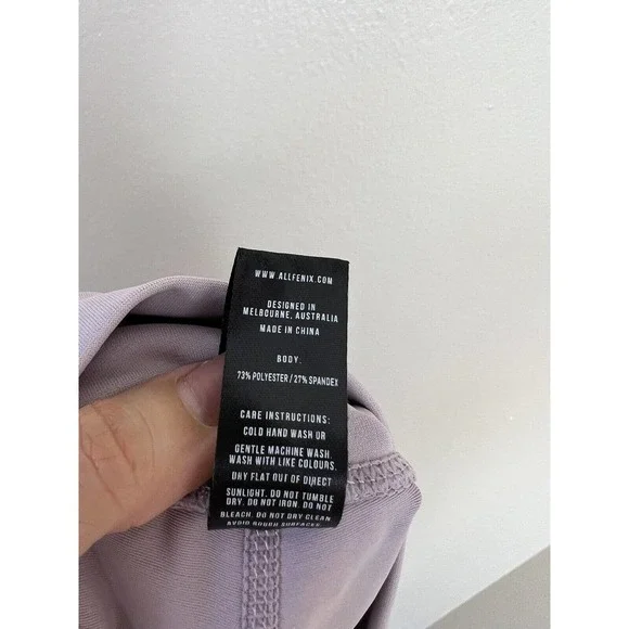 All Fenix Mini Star Print Legging M Twilight Blush 7/8 High Rise Gold Womens - Picture 10 of 12